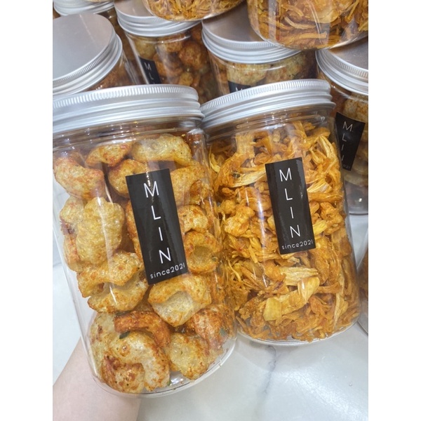 [150g] Da Heo Chiên Giòn Tỏi Ớt MLIN Hủ Nhôm | BigBuy360 - bigbuy360.vn