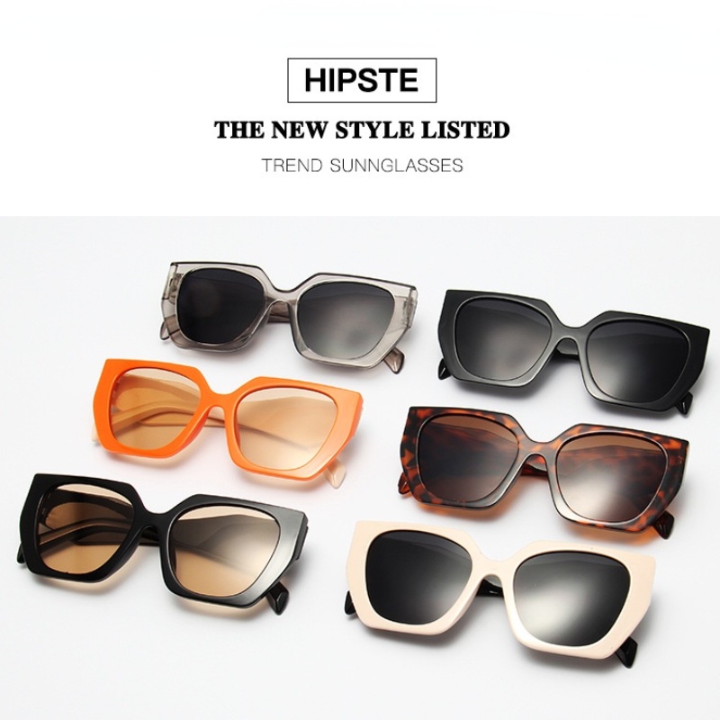 Kính Mát Gọng Vuông Cỡ Lớn Đính Đá Thời Trang Cho Nữ