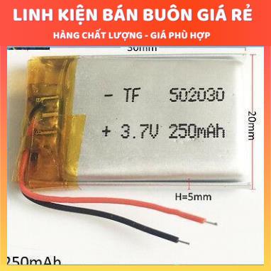 Pin Li-Po Lithium 3.7V Dung Lương Từ 40-1600mAh dành cho Tai nghe - Loa - Camera hành trình