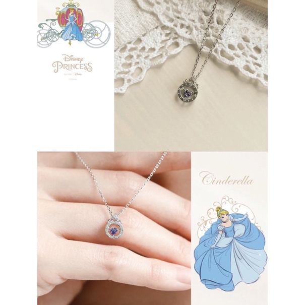 Dây Chuyền 5 nàng công chúa Disney BẠC 925 A