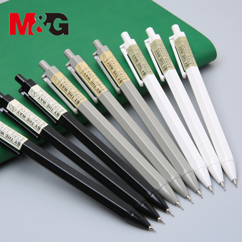 M &amp; G. G. Bút Chì Cơ 0.5mm Tự Cạo Có Thể Thu Gọn Tiện Dụng