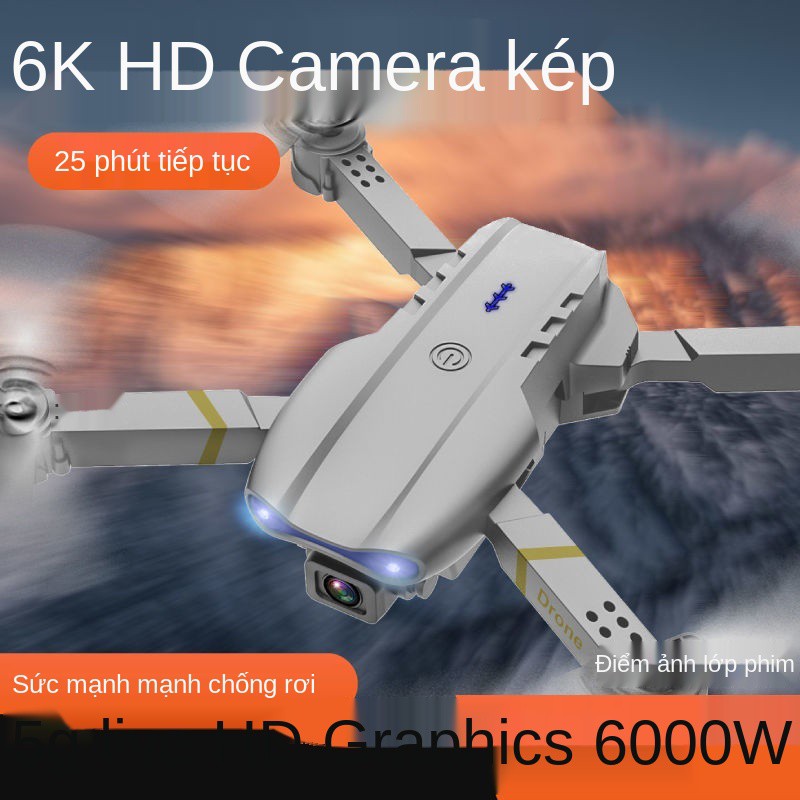 UAV Máy bay điều khiển từ xa chuyên nghiệp 6K HD gấp bốn trục bay, trực thăng, đồ chơi mô hình cho trẻ em