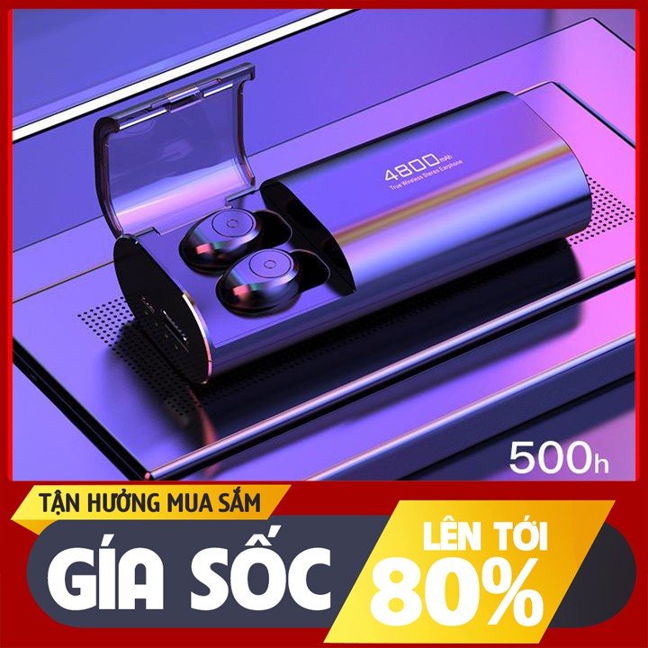 Bảo Hành 1 Năm Tai Nghe Bluetooth S11 Tws - Kiêm Sạc Dự Phòng 4800mAh