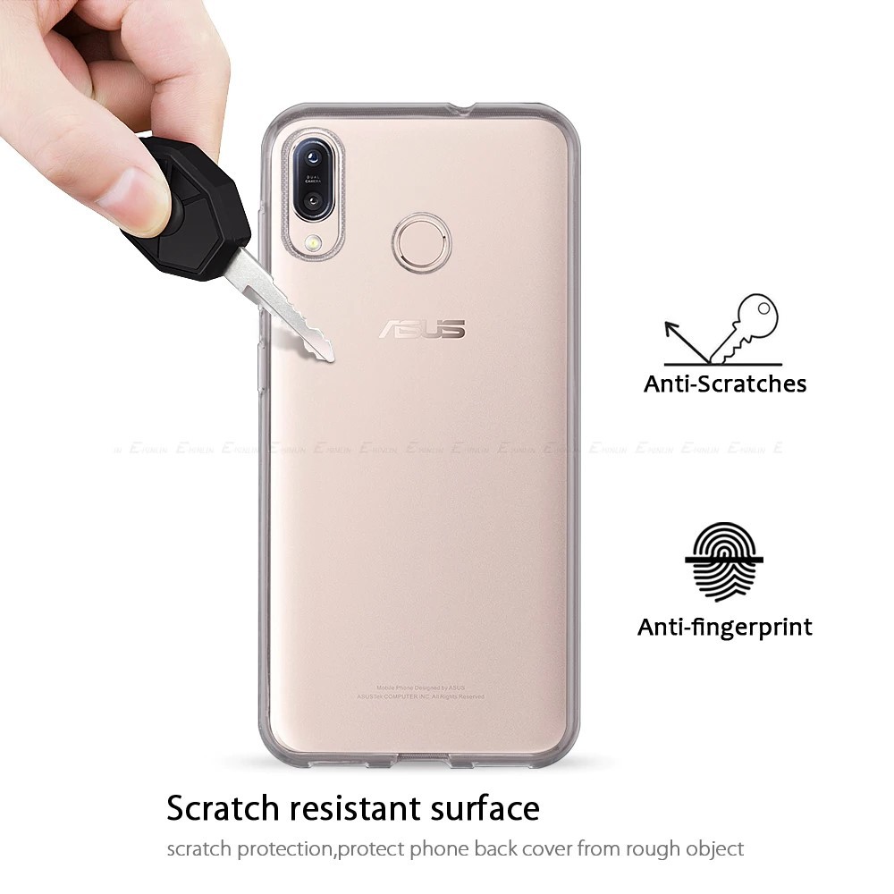 Ốp lưng Asus Zenfone Max M1 5.5&quot; ZB555KL Silicon Loại Tốt Dẻo trong suốt
