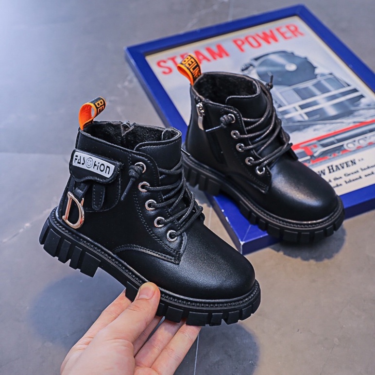 Giày Boot cao cổ siêu ngầu siêu chất cho bé yêu nhà mình size 26-37