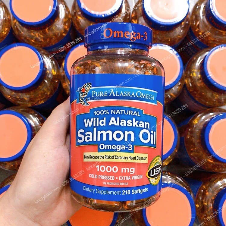 Dầu Cá Omega 3 Wild Alaskan Salmon Oil 1000mg