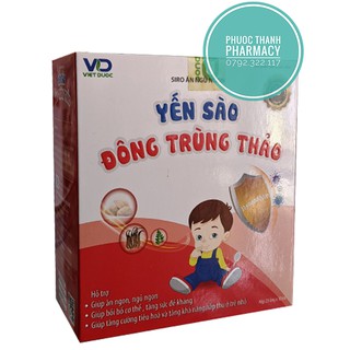 Siro Yến Sào Đông Trùng Hạ Thảo [ Hộp 25 ống ]