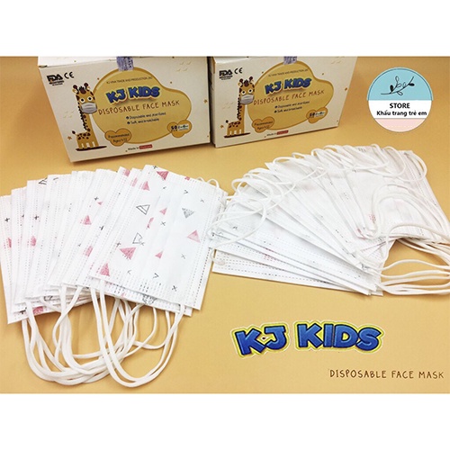 Khẩu trang y tế trẻ em 4 lớp KJ KIDS có giấy kháng khuẩn | BigBuy360 - bigbuy360.vn