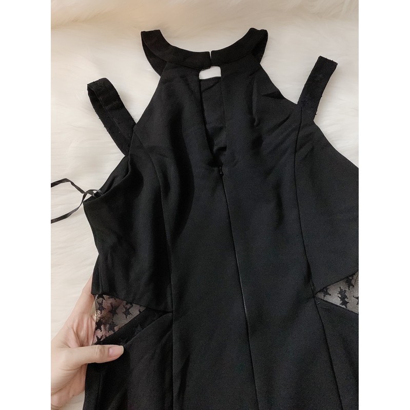 Đầm body phối ren xuất dư xịn