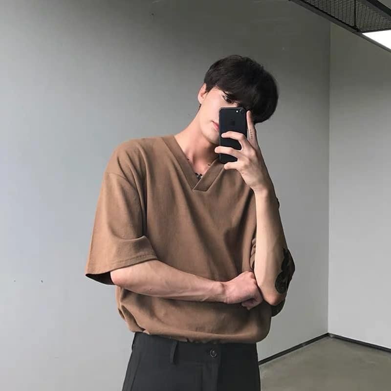 Áo phông Oversize V-Collar, Áo cộc tay Unisex Jack Lane | BigBuy360 - bigbuy360.vn