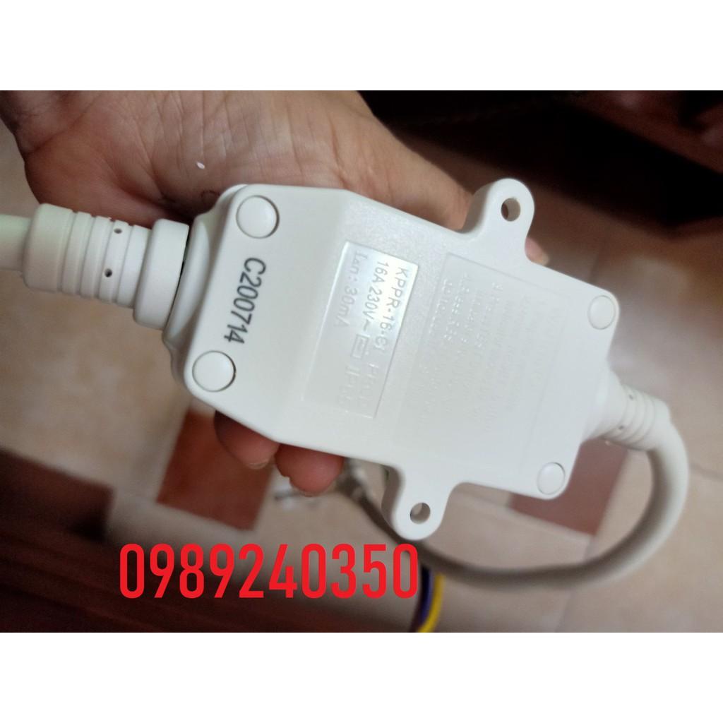 Dây nguồn chống giật 16A, chống dò điện bình nóng lạnh dài 120cm loại tốt