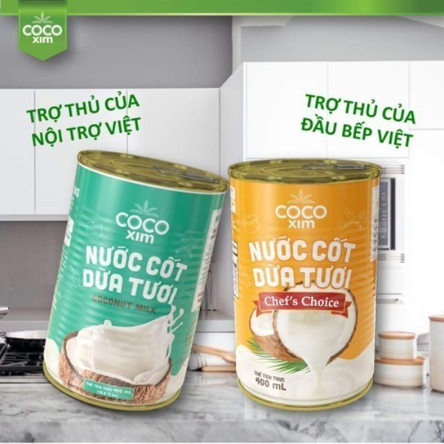 NƯỚC CỐT DỪA TƯƠI CHEF CHOICE COCOXIM (160ML-400ml) | BigBuy360 - bigbuy360.vn
