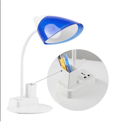 Đèn Học Để Bàn Chống Cận Thị LED Rạng Đông RD-40 Có Ổ Cắm – [Bảo Hành 12 Tháng]