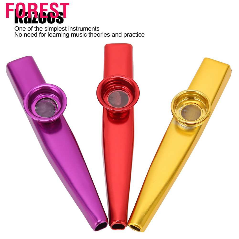 Forest Kazoos Musical Instruments Mouth Muscle Training Pronunciation Kazoo for Music Lovers