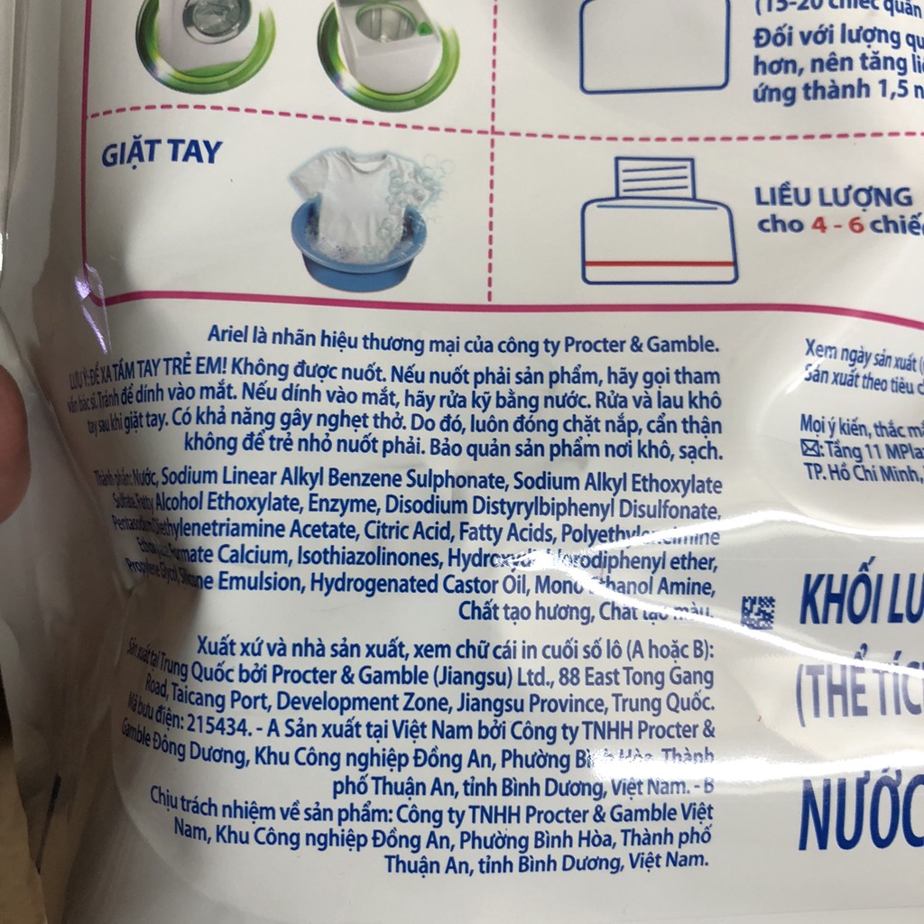 Nước giặt ARIEL