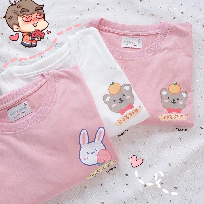 áo thun hình in ngộ nghĩnh