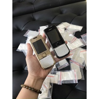 Miếng dán điện thoại da  đính đá 8800