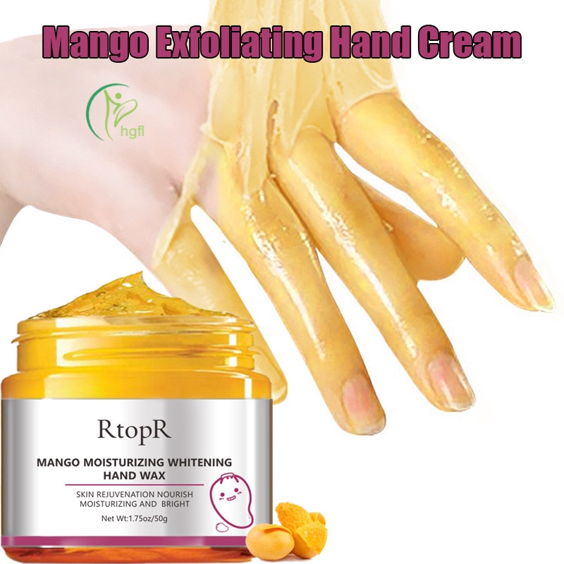 hgFl Mangoes Exfoliating Membrane Anti-Aging Moisturizing Hand Cream Repair Calluses Film Hand Skin Cream