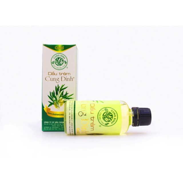 DẦU TRÀM CUNG ĐÌNH GOLD 50ML & SILVER 15ML 30ML