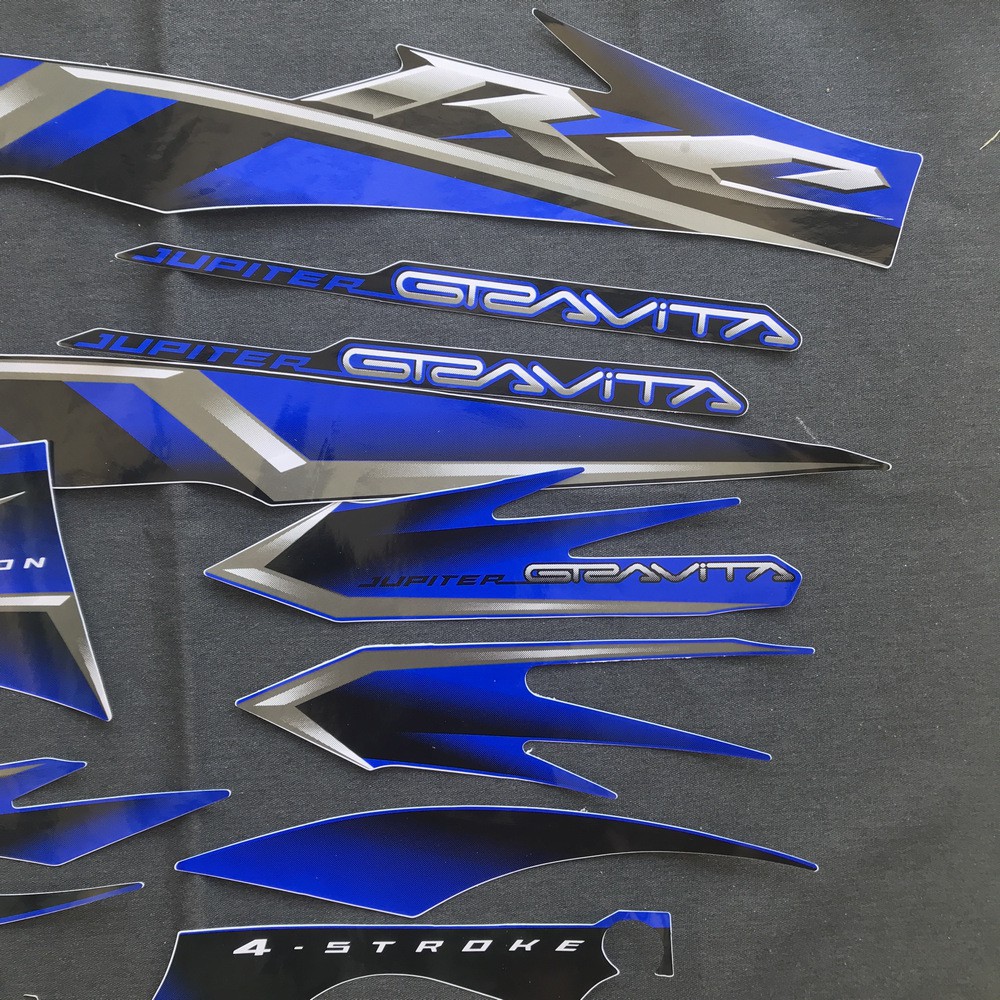 BỘ TEM DÁN XE MÁY YAMAHA JUPITER GRAVITA MÀU XANH