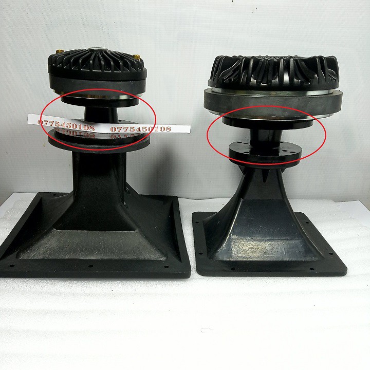 Mặt bích loa 450/750 - đế chuyển đổi loa - đế nối họng kèn - 1 đôi