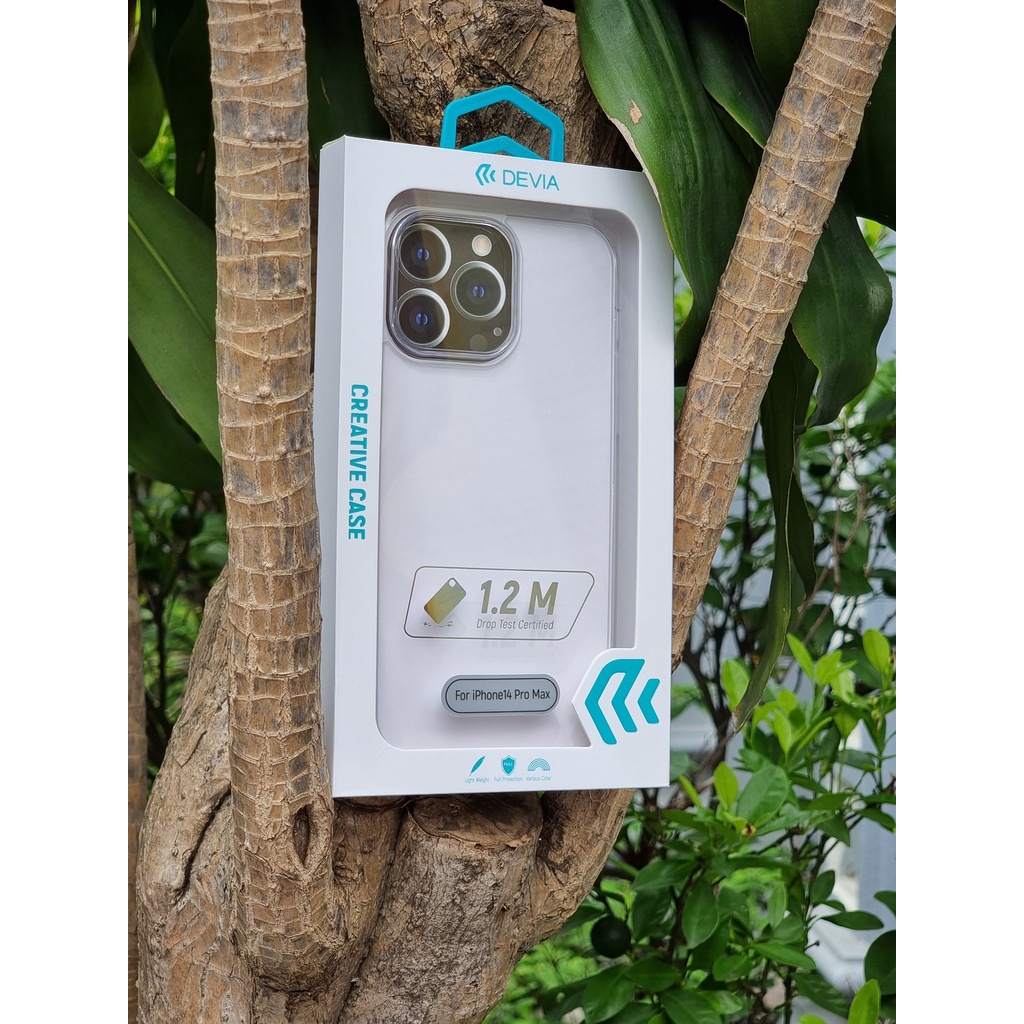Ốp Devia trong suốt chống sốc 4 góc iphone 14 pro max , 14 pro , 14 max , 14