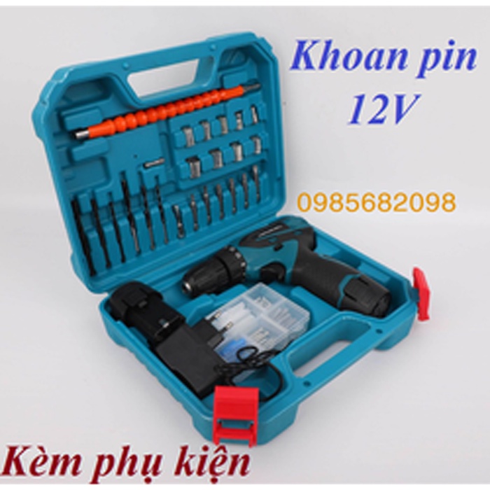 Máy Khoan Pin 12V Thái Lan Bh 6 Tháng