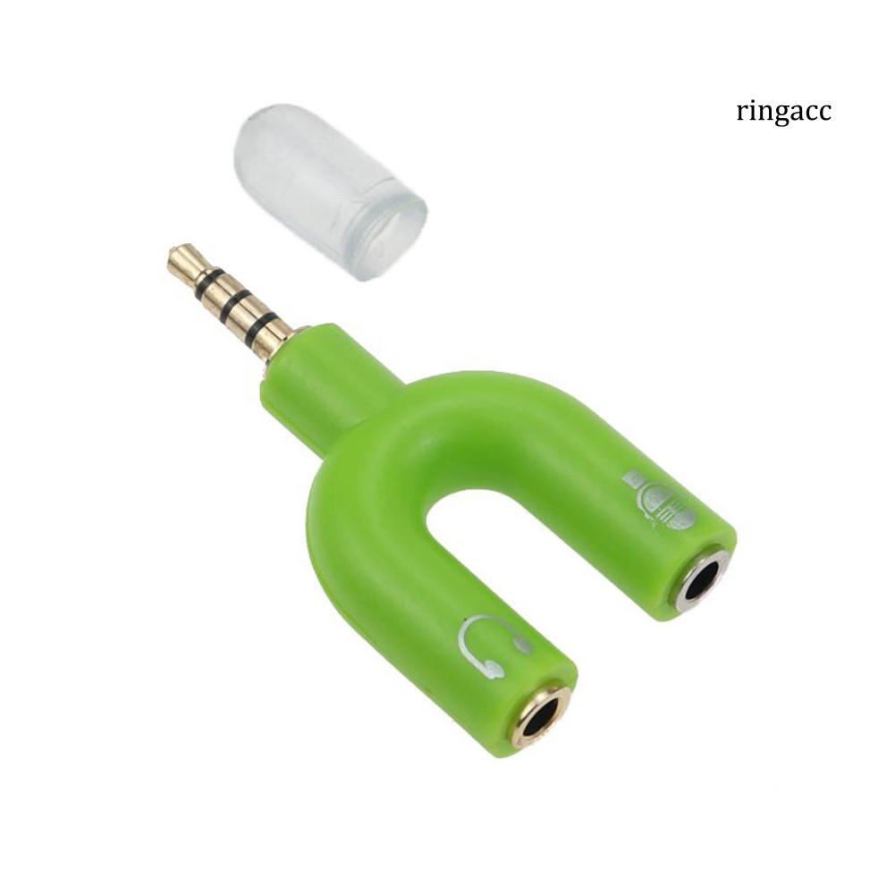 Đầu Chia Tai Nghe Ra 1 Ra 2 Jack 3.5mm Tiện Dụng