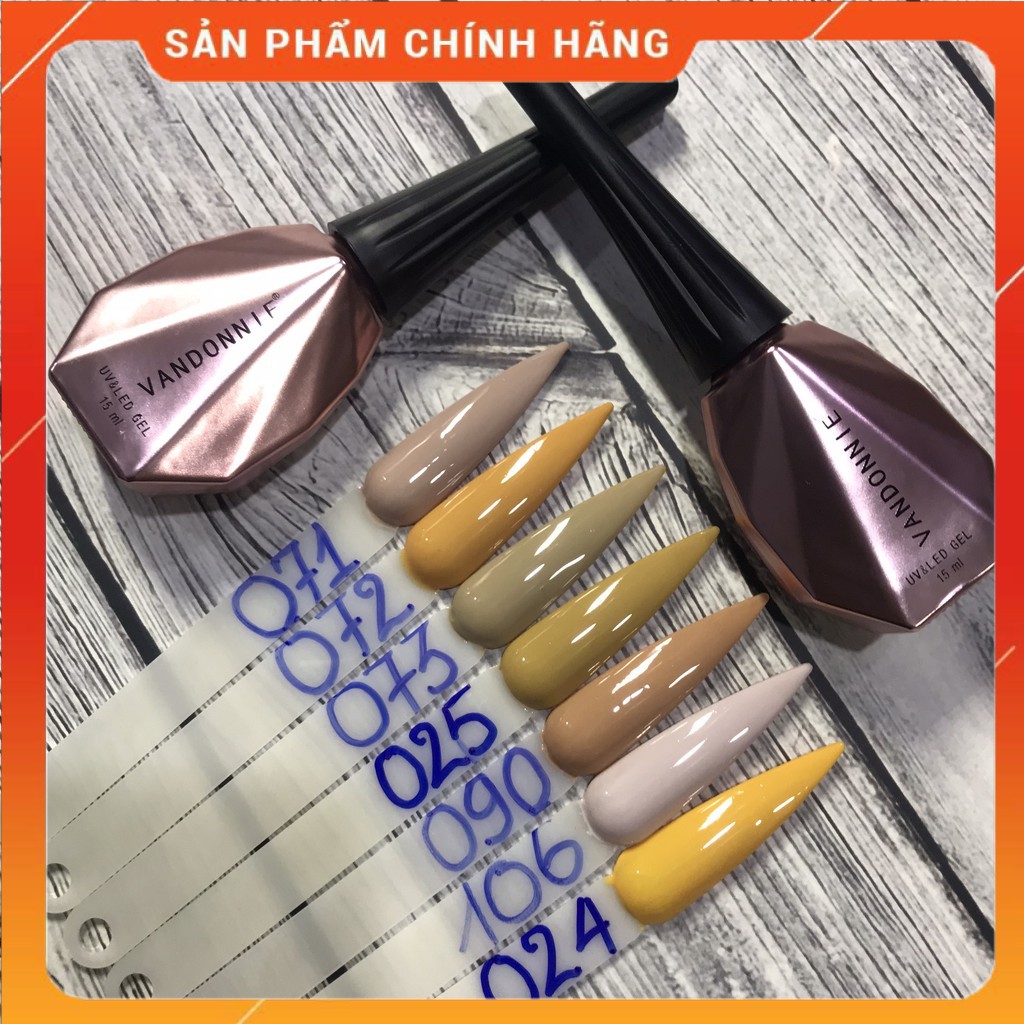Sơn Gel VANDONNIE bảng màu 24-106 Thiên Di Nail