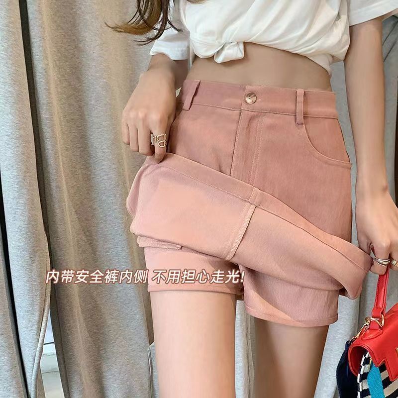 Chân váy màu trơn dáng chữ A dáng ngắn eo cao ôm vừa vặn thời trang nữ hàng loại 1 QC cao cấp