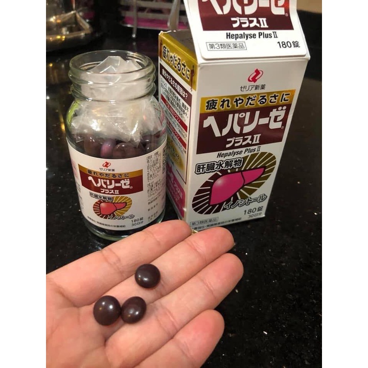 Viên uống bổ gan Liver Hydrolysate, hộp gan trắng Nhật Bản 180 viên (date 2026)