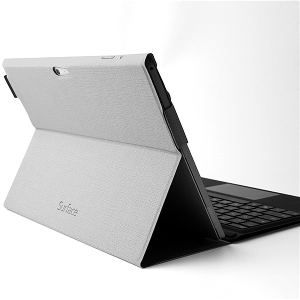 Bảo Vệ Bao Da Pu Máy Tính Bảng Gấp Gọn Có Thể Làm Giá Đỡ Cho Microsoft Surface Pro 4 / 5 / 6 / 7 12.3inch Ốp