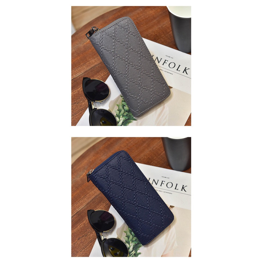 Ví nữ dài Vituni bóp cầm tay nữ đẹp họa tiết trám cao cấp VN39 | BigBuy360 - bigbuy360.vn