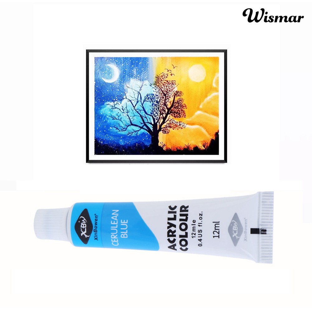 [Hàng mới về] Bộ 12 Tuýp Màu Vẽ 12ml Tiện Dụng | BigBuy360 - bigbuy360.vn