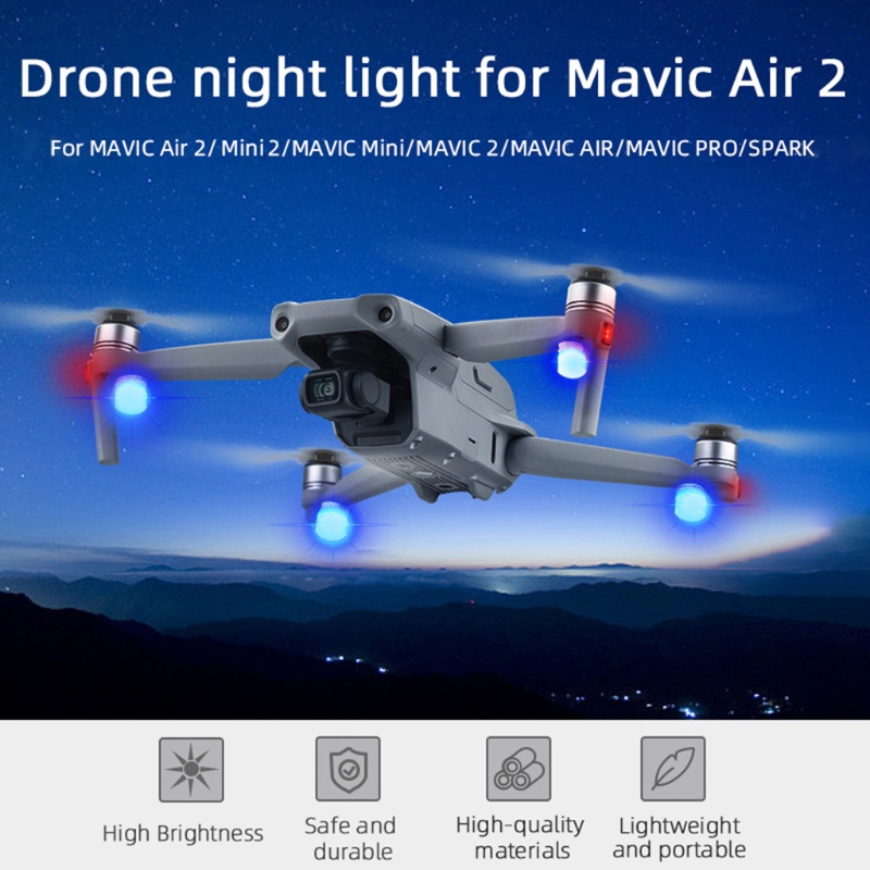 Set 2 Đèn Nhấp Nháy Cảnh Báo Dành Cho Drone Mavic Air 2/Mini 2 Spark Zoom