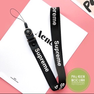 DÂY ĐEO ĐIỆN THOẠI SUPEMER NỀN ĐEN 2018