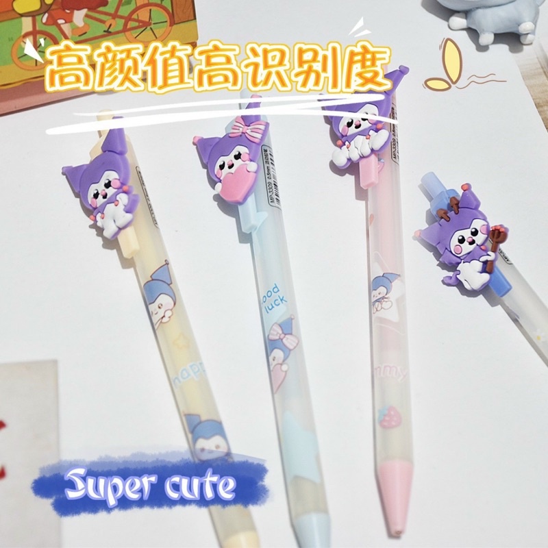 Bút chì bấm Thỏ Doreen tím 0.5mm