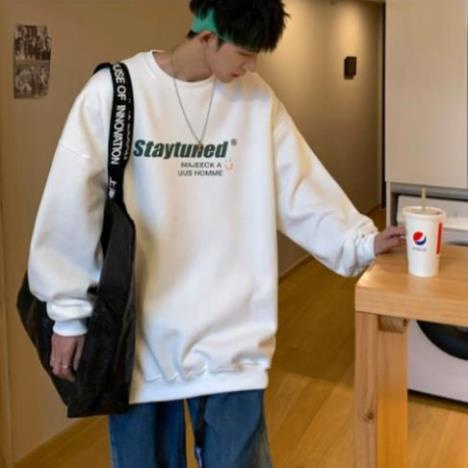 Áo Sweater Staytuned  Form Rộng Unisex Tay Bồng Nam Nữ Mặc Được Chất Nỉ Bông Hàng Xuất Dày Đẹp Không Bai, Không Xù AN1 | BigBuy360 - bigbuy360.vn