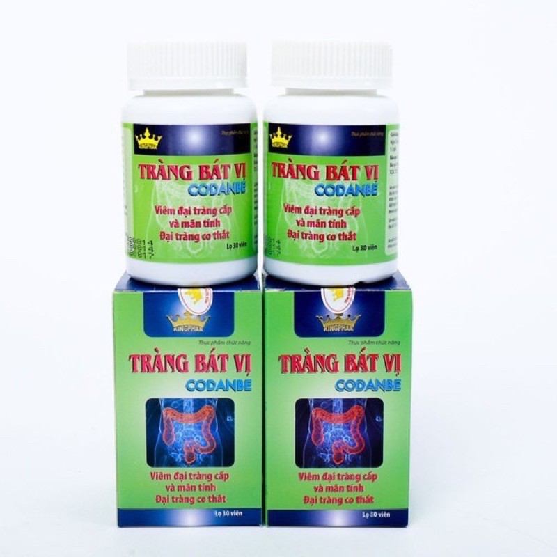 TRÀNG BÁT VỊ KINGPHAR_Tiêu Chảy_Táo bón _Viêm đại tràng cấp và mãn tính _Co Thắt đại tràng