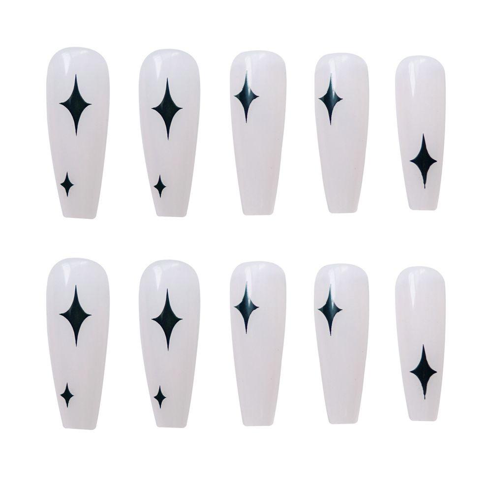 Bộ 24 Móng Tay Giả Che Phủ Toàn Diện Phong Cách Pháp