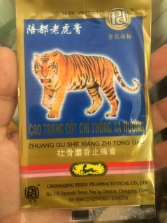 Cao Dán Con Cọp- Dán Hổ Bịch 4 Miếng ( Cam Kết Chính Hãng Đúng Hình Mô Tả )