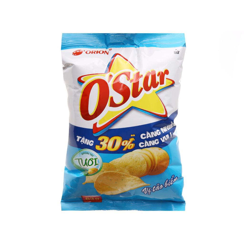Snack bim bim Orion cỡ 63g các vị