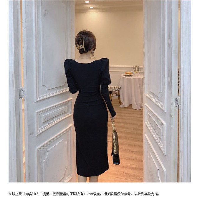 Đầm boddy tay phồng, sẻ đùi khoe chân dài miên man xinh yêu đi tiệc đi chơi cà phê - Thời trang VADA - VB9 | BigBuy360 - bigbuy360.vn