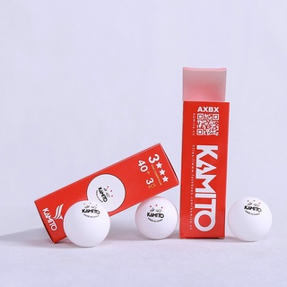(CHÍNH HÃNG) Quả bóng bàn Kamito 3 sao (HỘP 3 QUẢ)