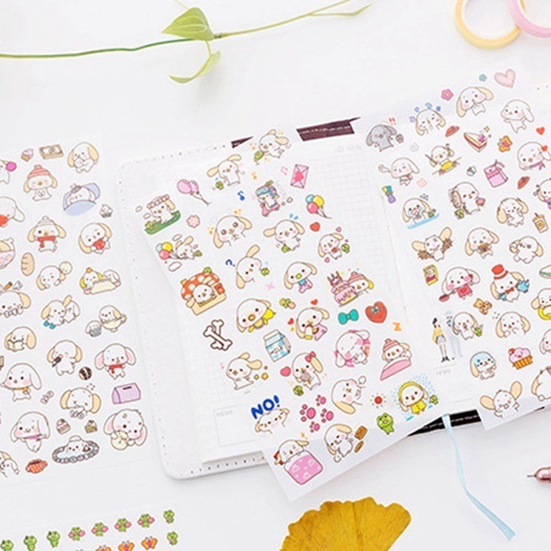 Bộ 6 tấm hình dán trang trí điện thoại kiểu cổ điển