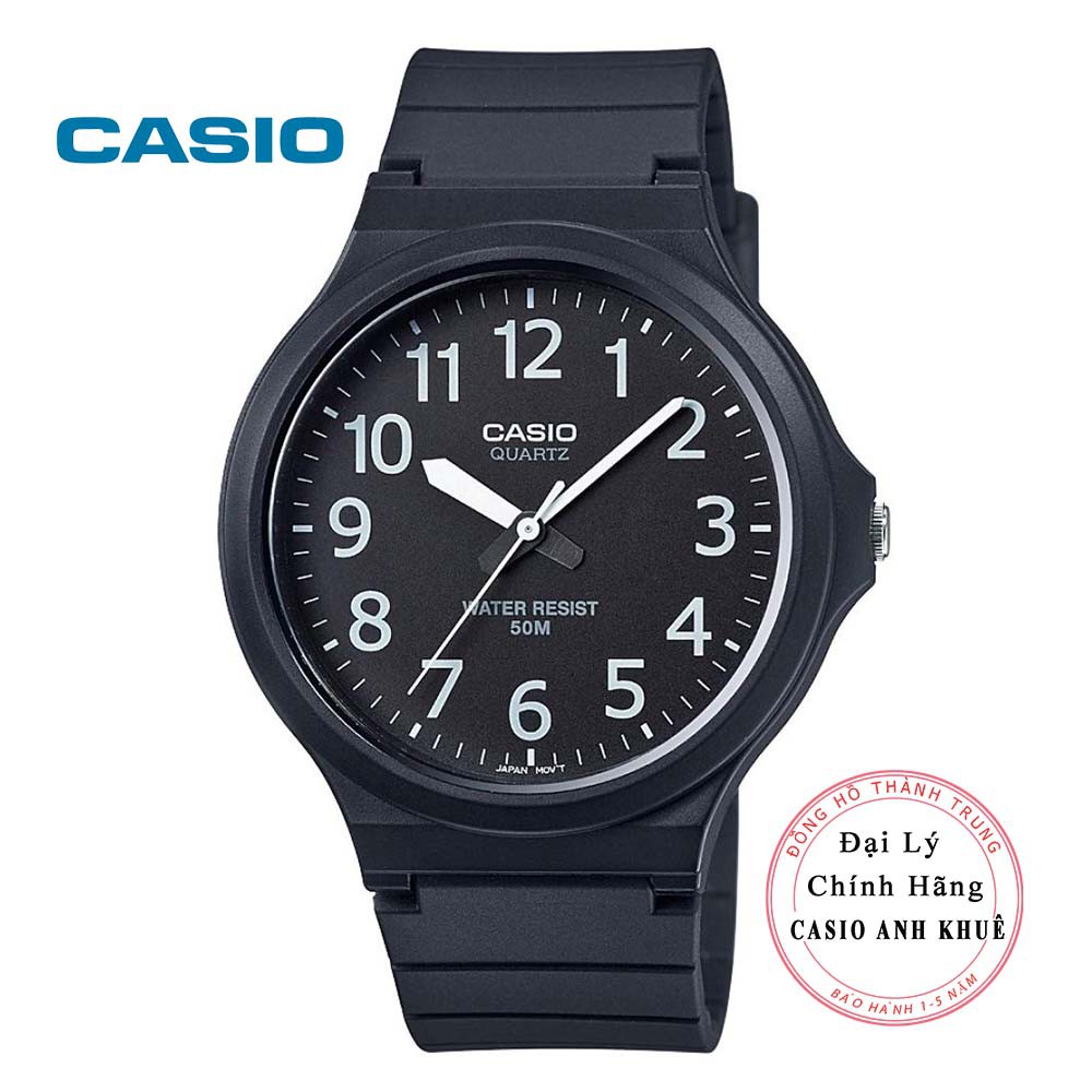 Đồng hồ Nam Casio MW-240-1BVDF dây nhựa