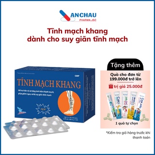 Hỗ trợ suy giãn tĩnh mạch chân, trĩ, tĩnh mạch khang tăng tính bền thành mạch - an châu 3
