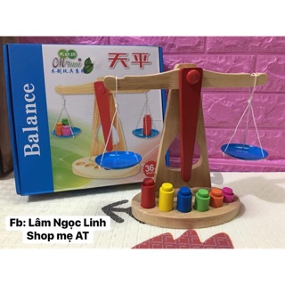 Cân thăng bằng gỗ Mon