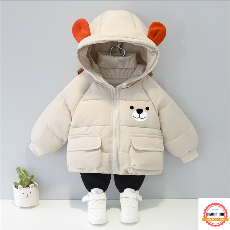 Áo phao trẻ em dành cho cả bé trai và bé gái 8-20kg (1-6 tuổi) mẫu Túi Hộp. Chất liệu đẹp, hàng may kỹ.MA97