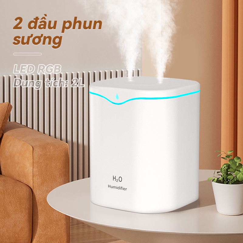 máy Xông Tinh Dầu Mini phun sương tạo ẩm